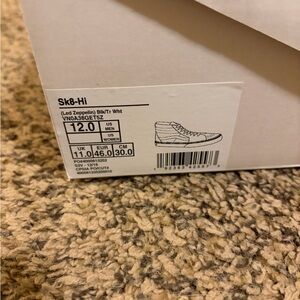 Size 12 Limited Edition Vans Sk8-Hi Led Zeppelin Sneakers